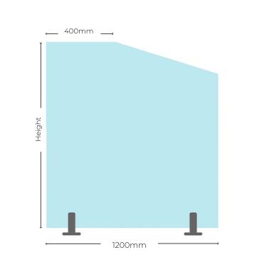 1200mm H Glass Panels: Retaining Wall Glass Panels