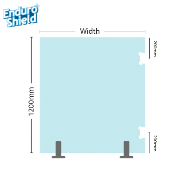 EnduroShield Pool Fencing Panels (VIC DEPOT): 12KMES Hinge Panels