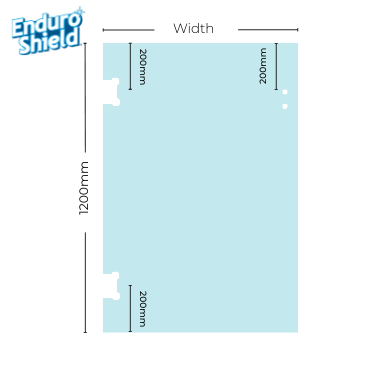 EnduroShield Pool Fencing Panels (VIC DEPOT): 12KMESGATE
